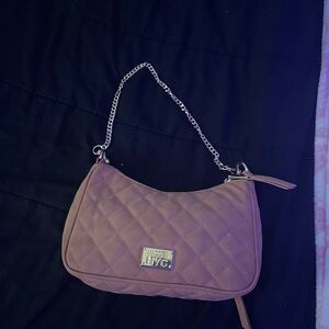 Quilted Tan Shoulder Bag